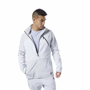 Reebok Training Supply Control Kapuzenpullover Herren - HellGrau - DE 670-VHD